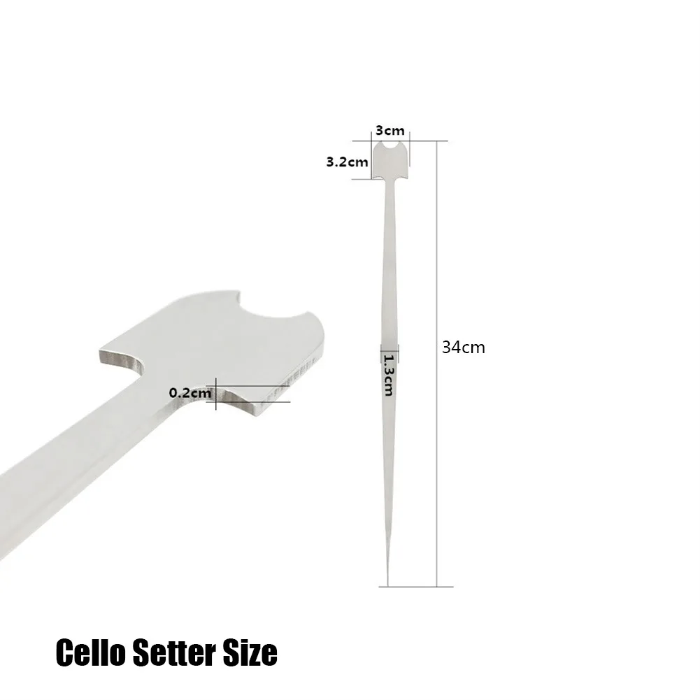 Cello / Double Bass Sound Post Setter Upright Stainless Steel Column Hook Tool Strings Instrument Accessories dropship wholesale