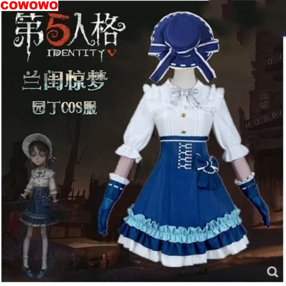 

COWOWO Identity V Lisa Beck Gardener Women Cosplay Costume Cos Game Anime Party Uniform Hallowen Play Role Clothes Clothing