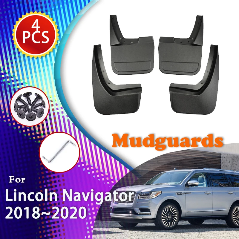 

Car Mud Flap For Lincoln Navigator 2018 2019 2020 Mudflaps Front Rear Wheel Splash Guard Fender Mudguards Auto Parts Accessories