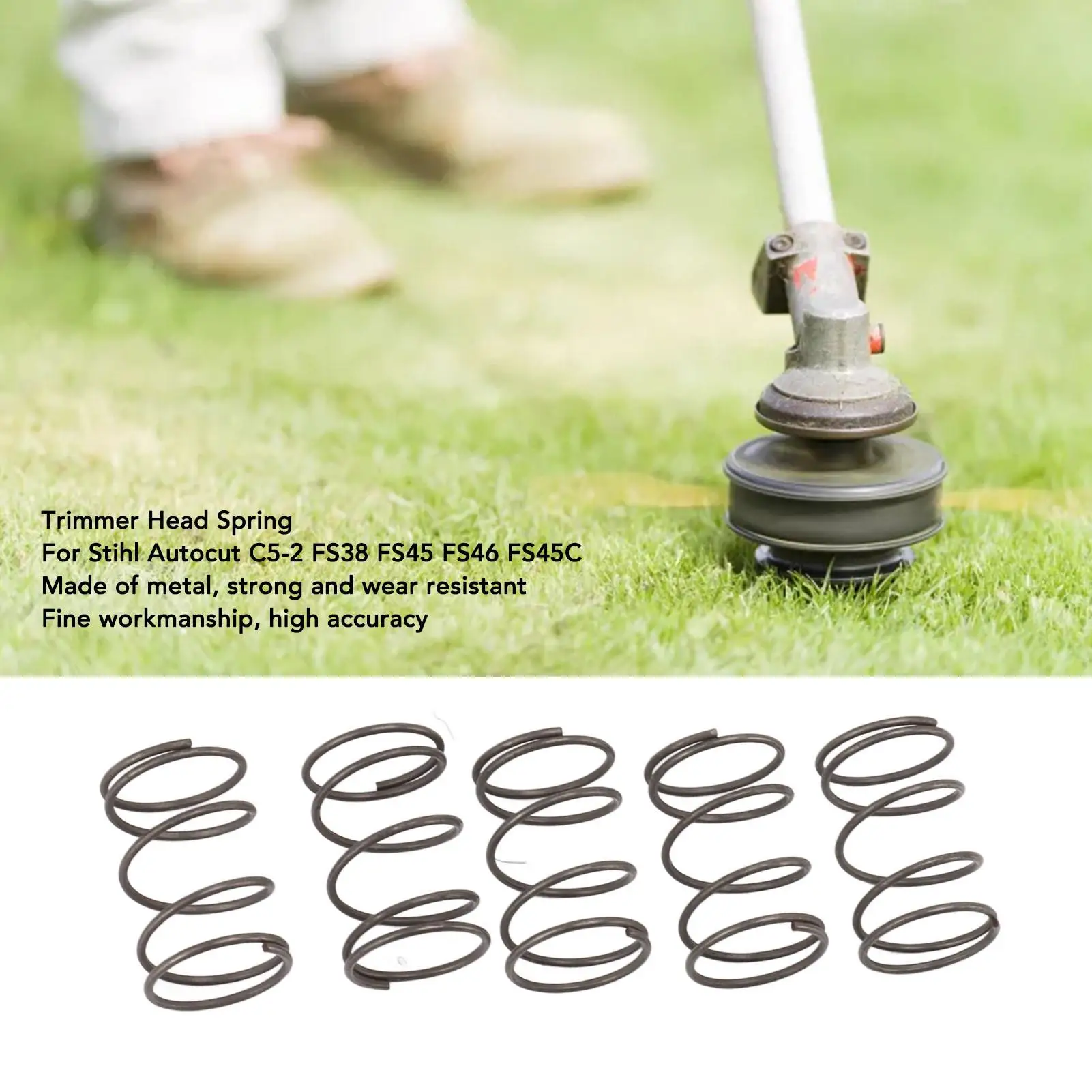 10PCS Metal Springs Replacement for c5 FS38 FS45 FS46 FS45C Trimmer Heads - Gardening Accessories