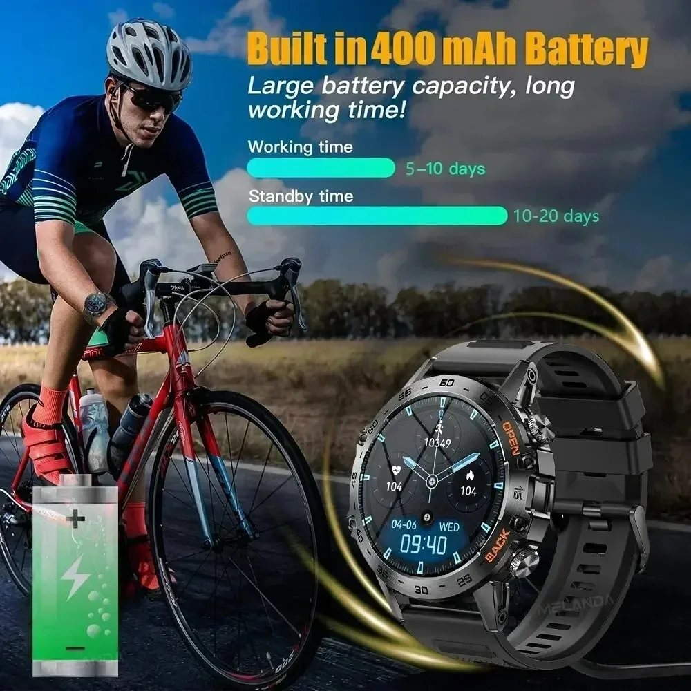 Xiaomi Steel 1,39 Bluetooth llamada reloj inteligente hombres deportes Fitness Tracker relojes IP67 monitoreo impermeable reloj deportivo al aire libre