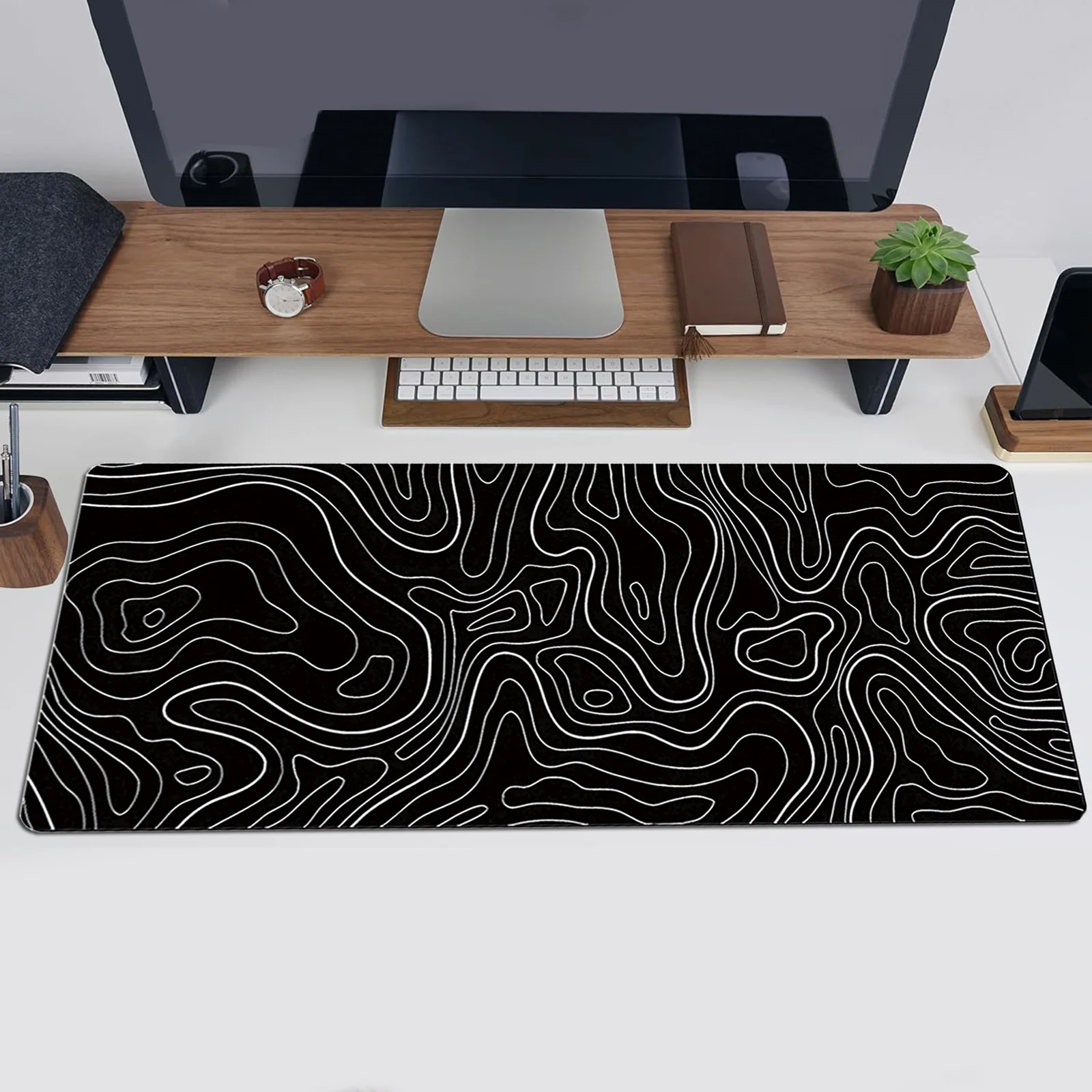 1PC Large Mouse Pad, Office Gaming Table Mat, Non-slip Rubber Base Washable Mouse Pad for Work, Gaming and Office Cute Mouse Pad