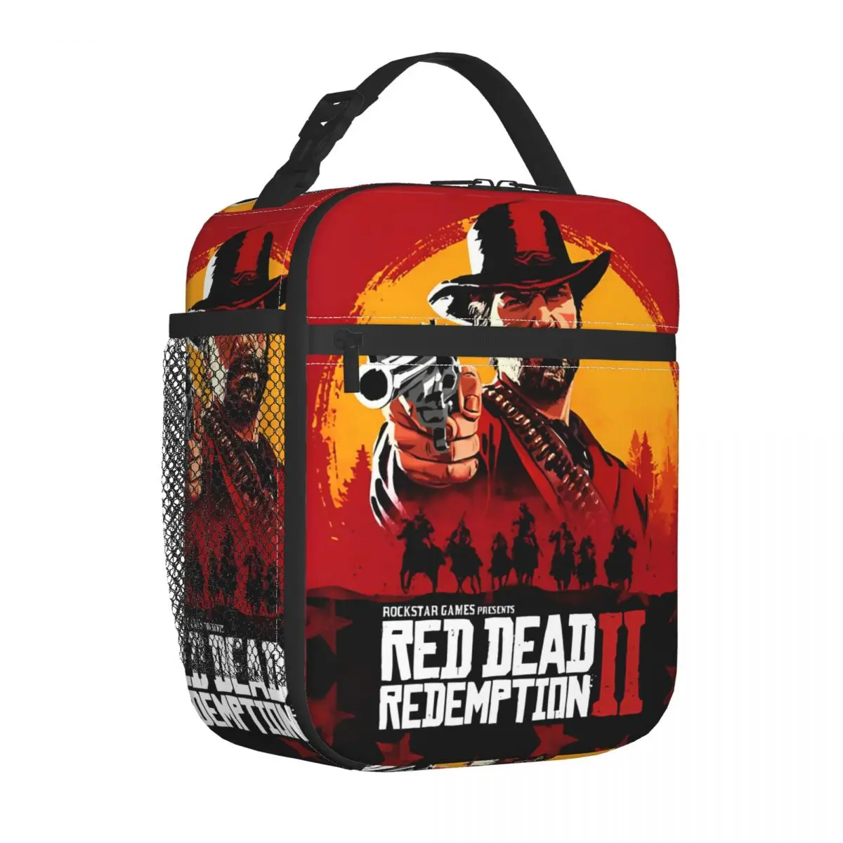 Redemptions Rockstar Games Insulated Lunch Bag Cooler Bag Lunch Container Cowboy Leakproof Tote Lunch Box Men Women Travel