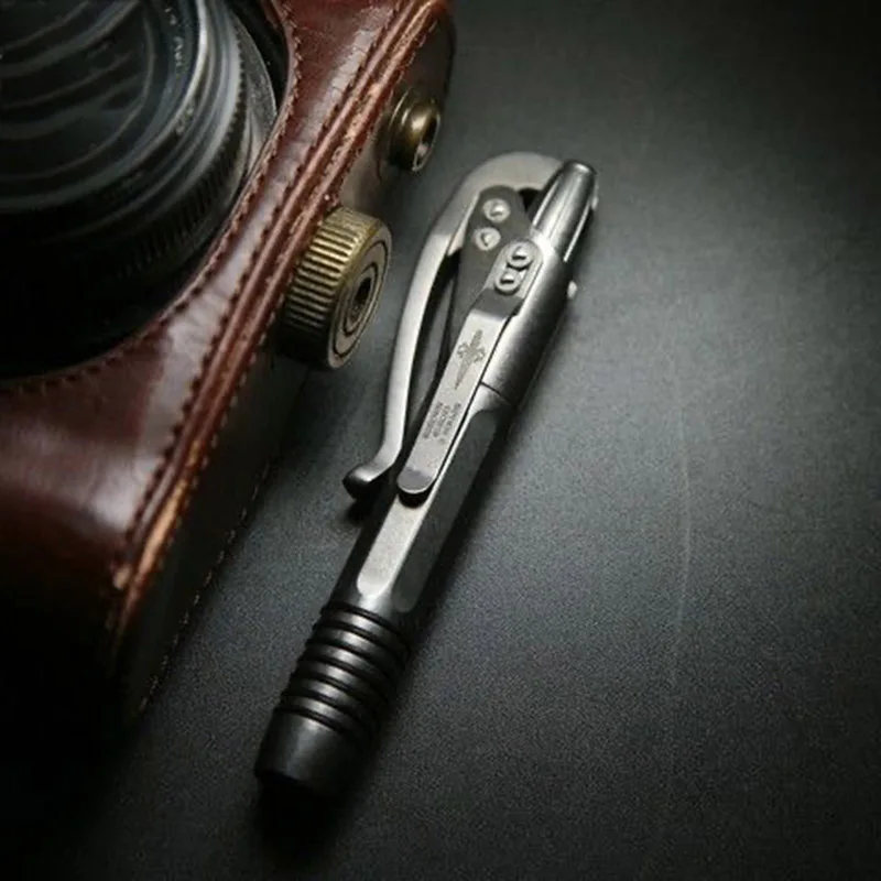 EDC Titanium Alloy Self Defense Pen Survival Safety Tactical Pen With Writing Multi-functional EDC Tools