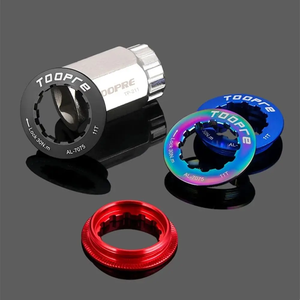 Bicycle Parts Bike Cassette Bike Flywheel Locking Ring 11T Cassette Sprocket Cover Flywheel Lock Ring