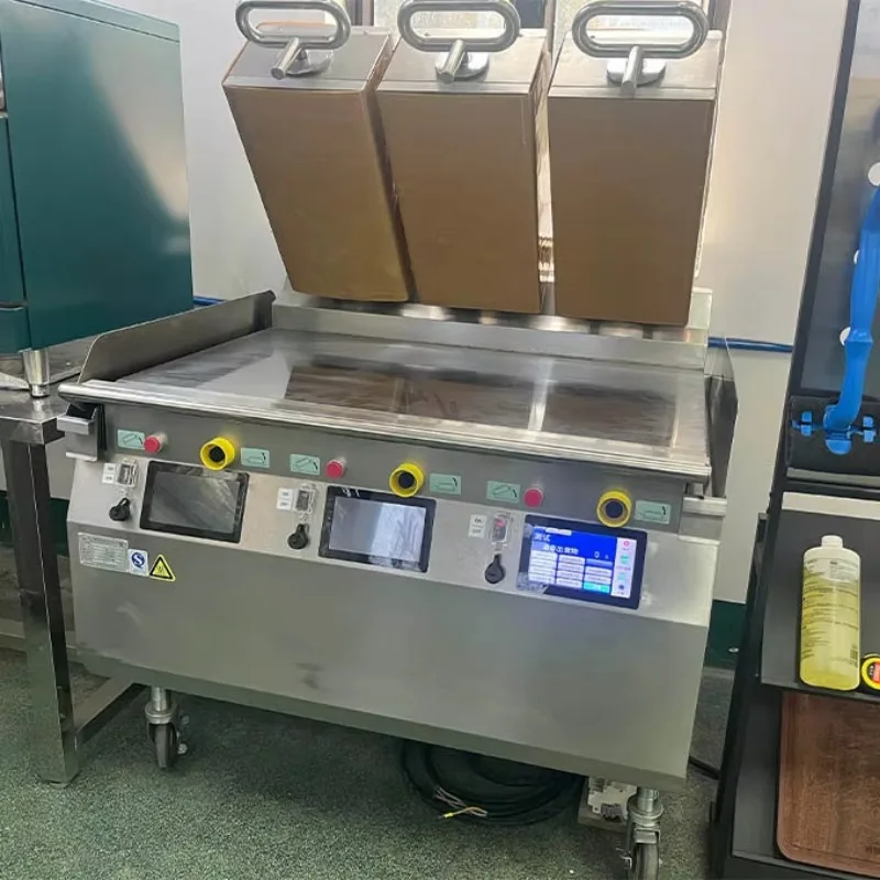High Power Programmable Premium   Single Head Double Sided Clamshell Griddle For Commercial Kitchen