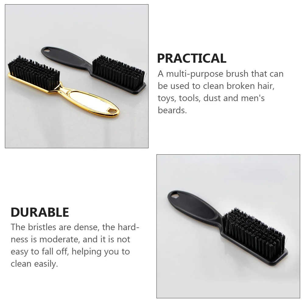 

4pcs Hairdressing Brush For Hair Salon Barber Shop Beard Styling Cleaning Tool Dust Removal Bristles Soft Handle