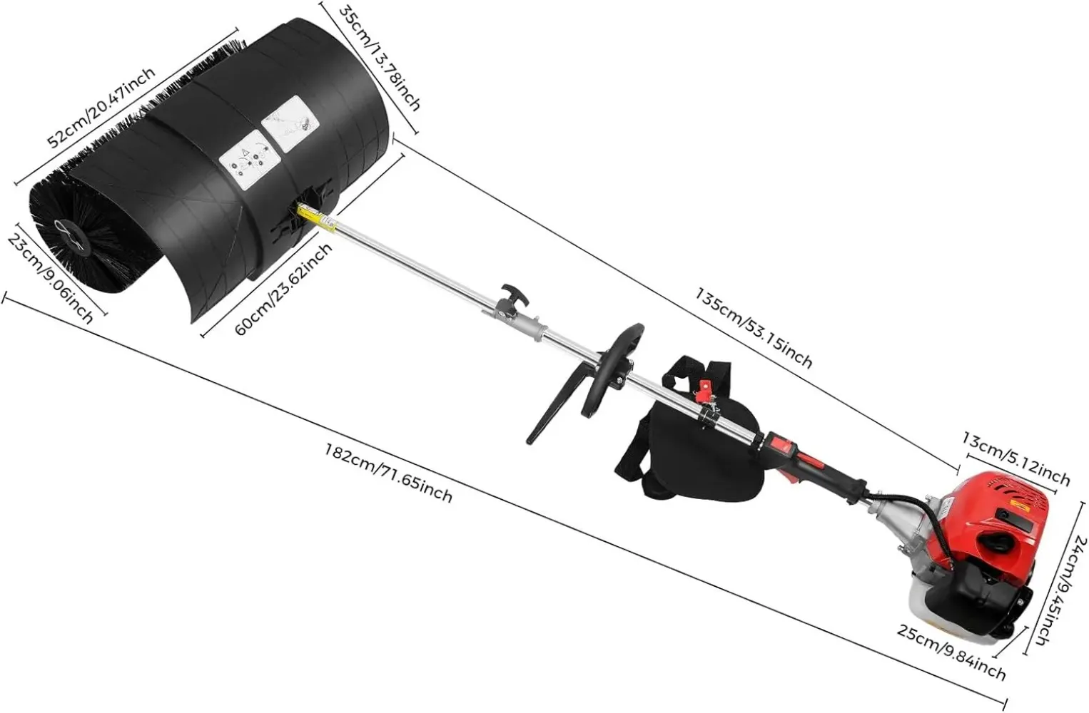 Factory Sales 43cc 2 Stroke Engine G asoline Weed Grass Trimmer Brush Cutter Machine G asoline Grass Trimmer Lawn Mower