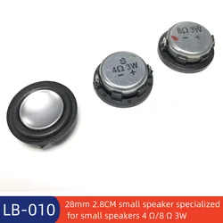 Altavoz pequeño de 28mm, 1 piezas, 4 Ω/8 Ω, 3W