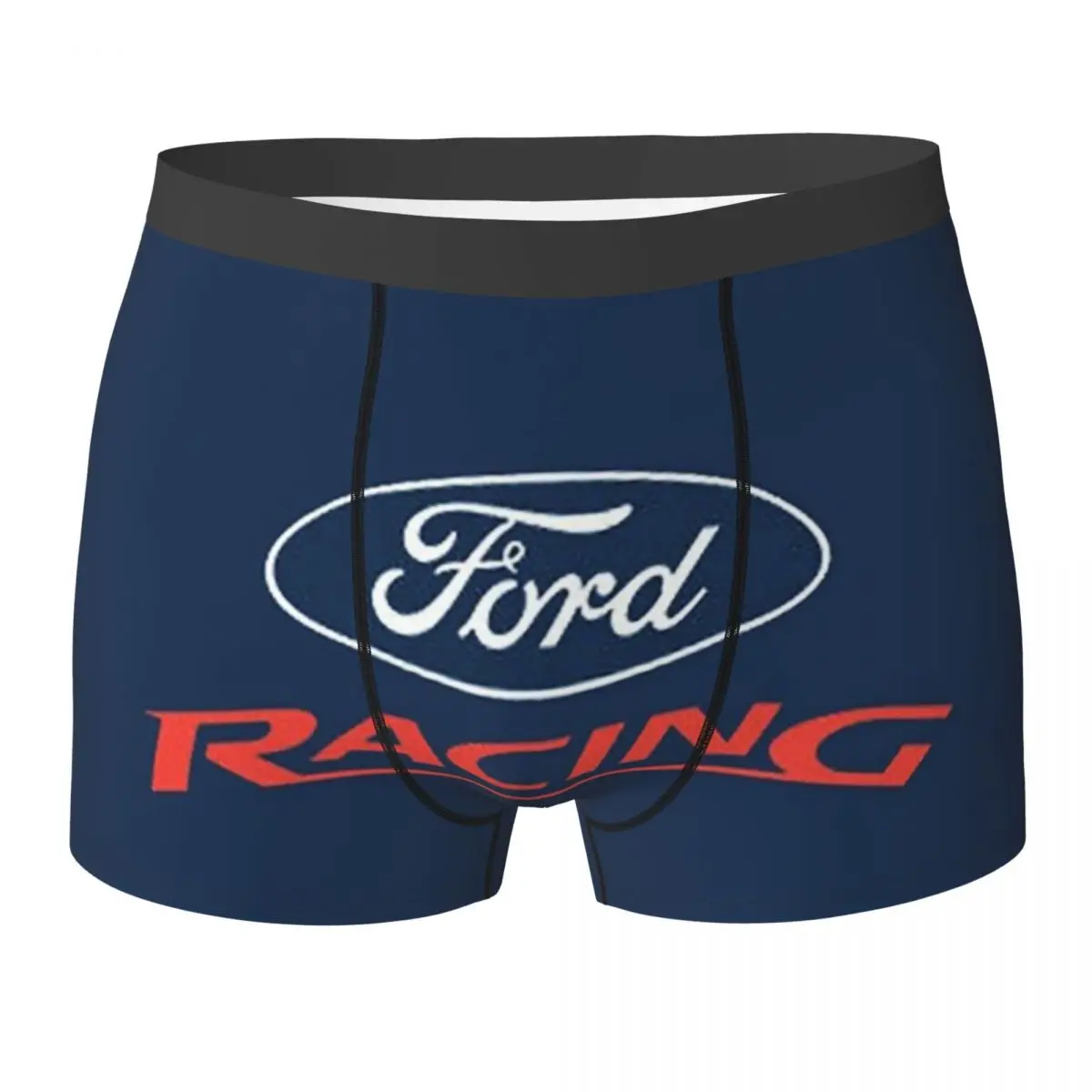 Boxer Underpants Shorts Ford Mustang Panties Men Ventilate Underwear for Homme Man Boyfriend Gifts