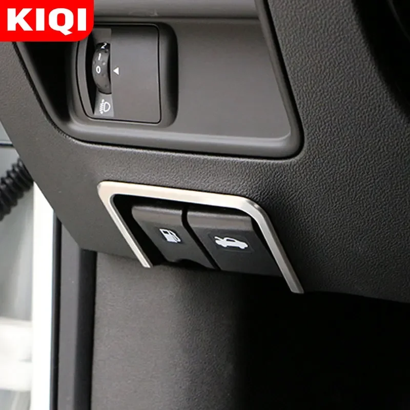 KIQI for Renault Koleos Samsung QM6 2016 - 2020 Car Styling Cover Fuel Tank Cap Oil Switch Trim Frame Moulding Part