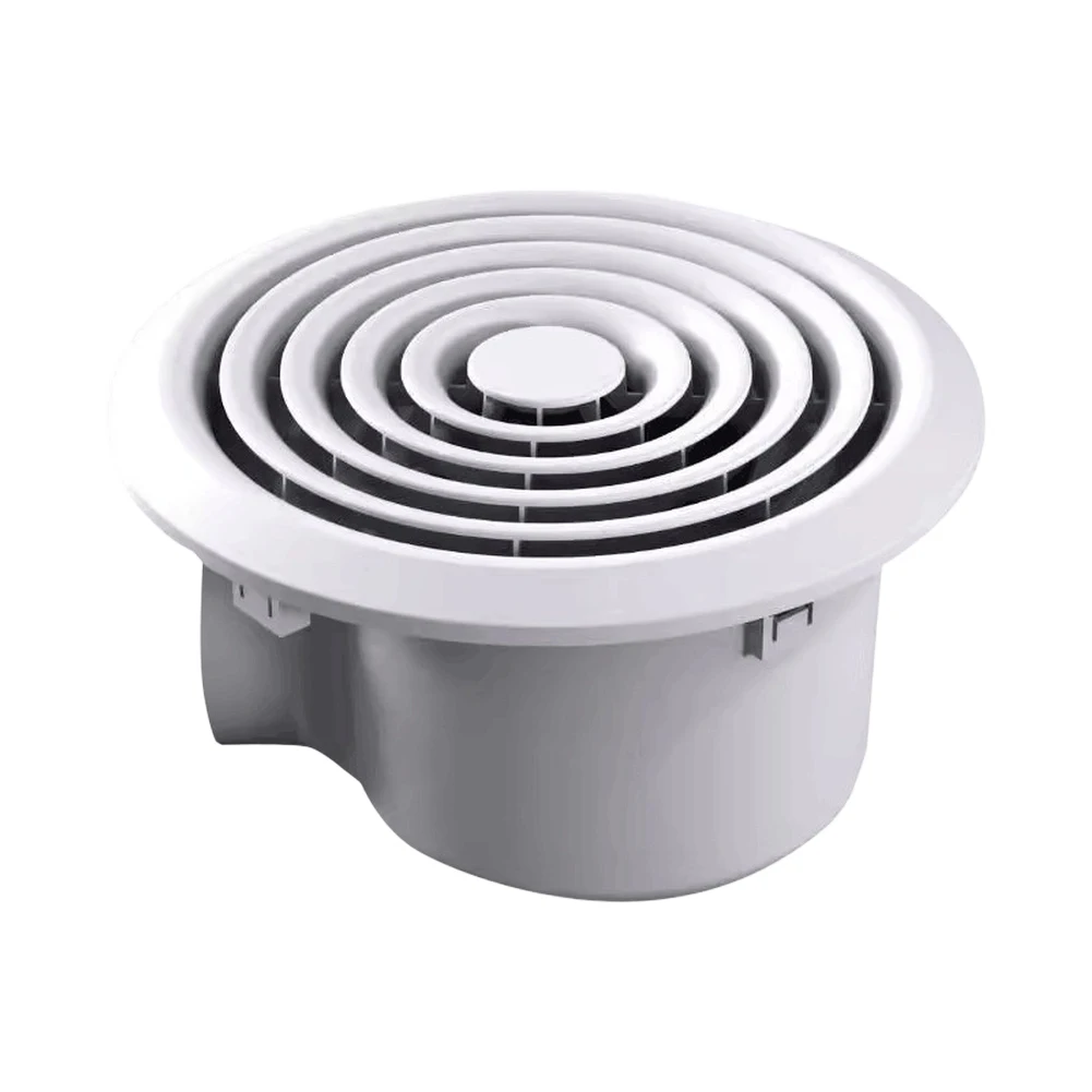 

110 CFM Exhaust Fan for Residential Bathroom Use with 28 dB Noise Rating and Construction for Continuous Daily Operation