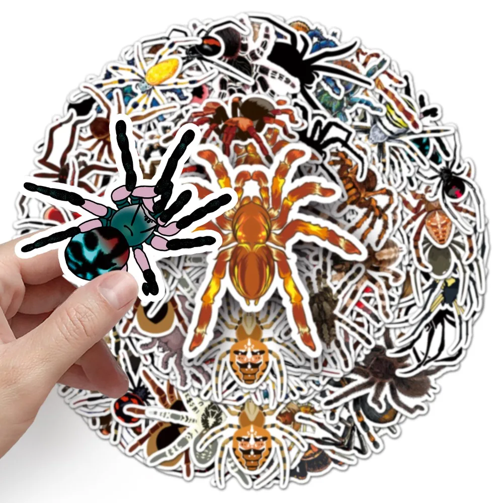 10/50Pcs Cartoon Spider Stickers For Suitcase Cup Laptop Guitar Scrapbook Stationery Custom Sticker Scrapbooking Supplies