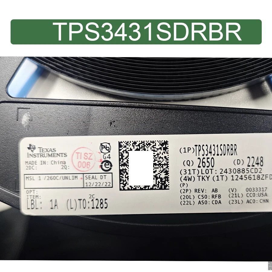 New and Original TPS3431SDRBR VSON-8 Electronic Component Quality Assurance IN STOCK