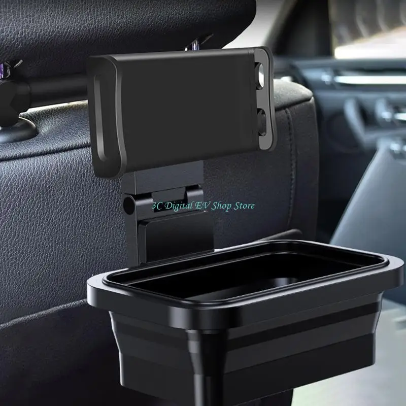 E74D Car Headrest Mount Car Backseat for Seat Storage Rack Tablet Headrest Holder Universal Adjustable for 4.7-9.7inchTablet
