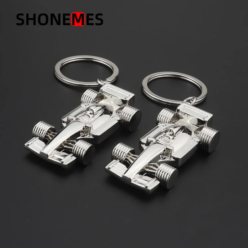 Shonemes Vintage Racing Car Truck Bus Keychain Creative 3D Jeep Key Rings Train Keyring Bags Charms Accessory Gifts