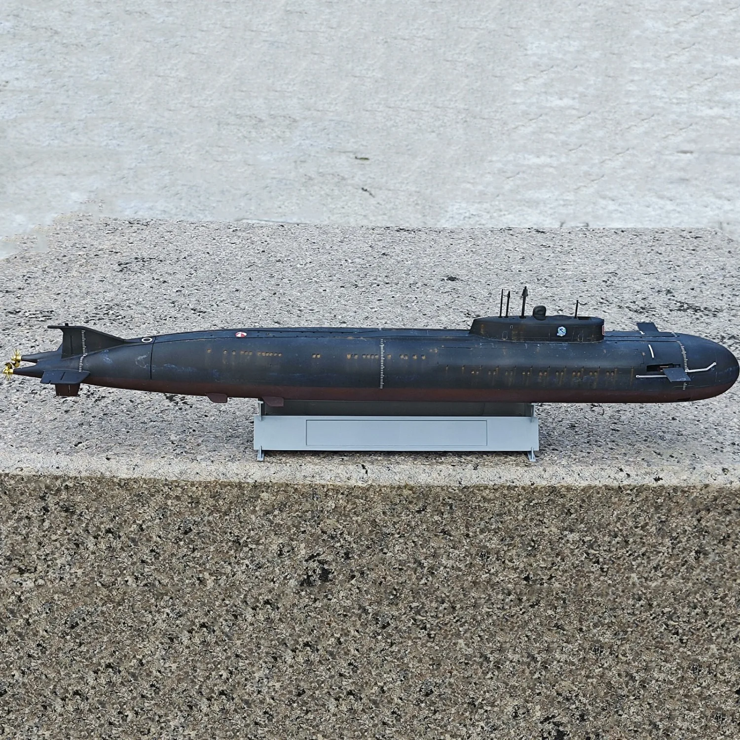 1/350 RC قارب 44 سنتيمتر محاكاة كورسك التحكم عن بعد الغواصة ثلاثية الأبعاد الطباعة صب RC السفن نموذج RTR الكبار السفينة لعبة هدية