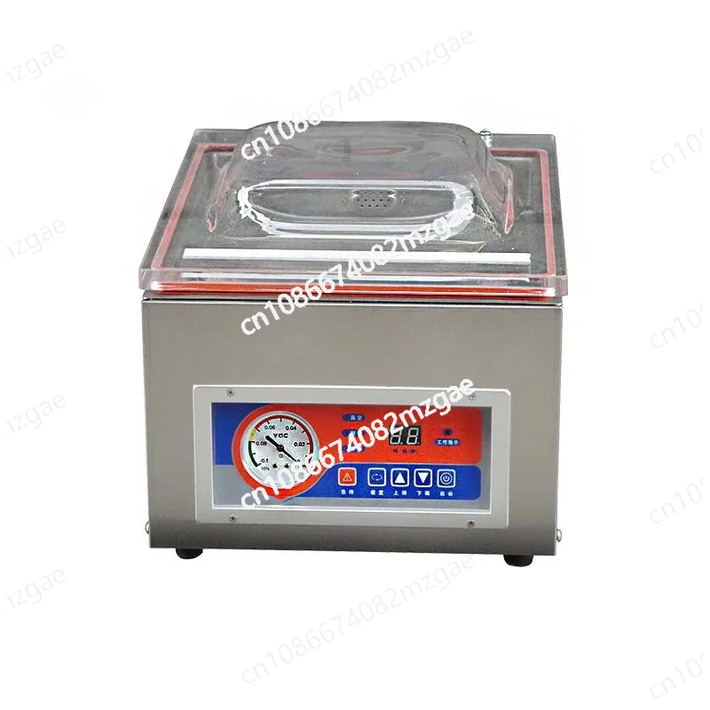 New Digital Display Fully Automatic Vacuum Sealing Bag Food Sealing Machine Food Industry Packaging DZ-260C Vacuum 220V/110V