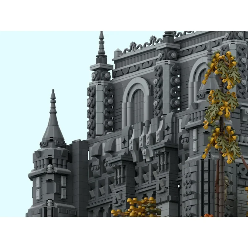 Moc Building Blocks Medieval Architecture Model Hero Memorial Tower Modular Technology Building Blocks Gift Toys DIYSet Assembly