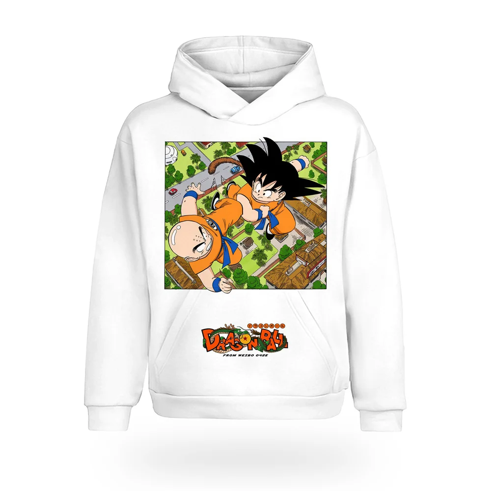 2024 New Hot Dragon Ball Goku 3D Printed Męska bluza z kapturem dla dzieci Street Leisure Sports Top z długim rękawem Jesień