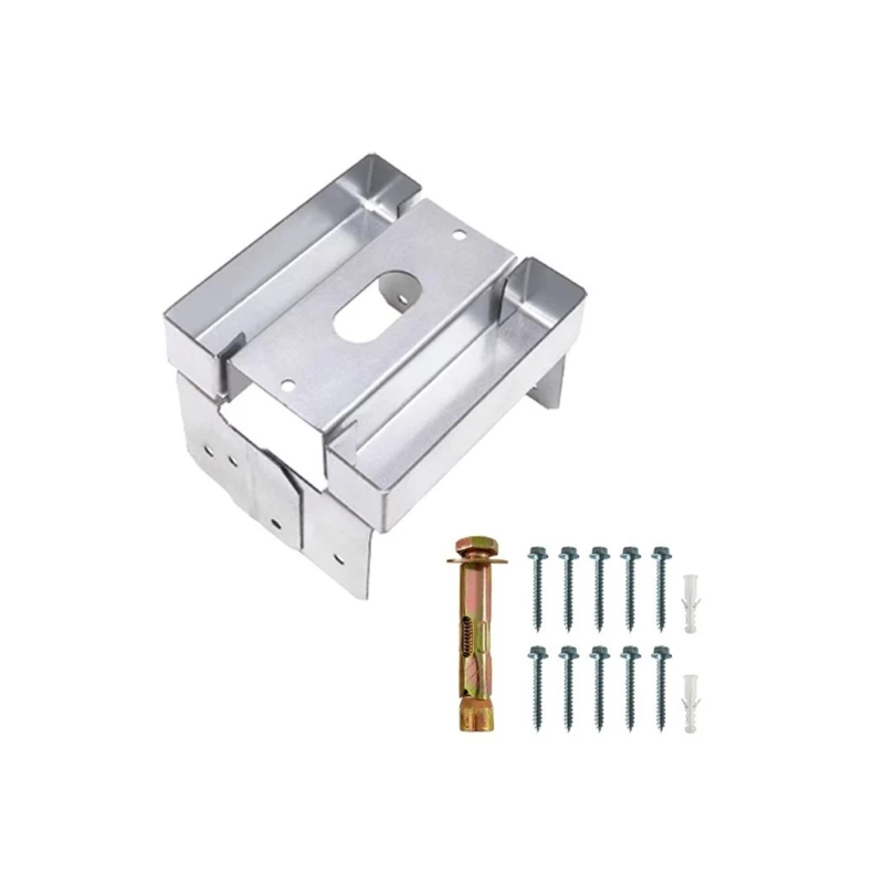 Modifiable 4 Inch Galvanized Post Base With Screw Attachments For consistent Outdoor shade And grating Building 37JD