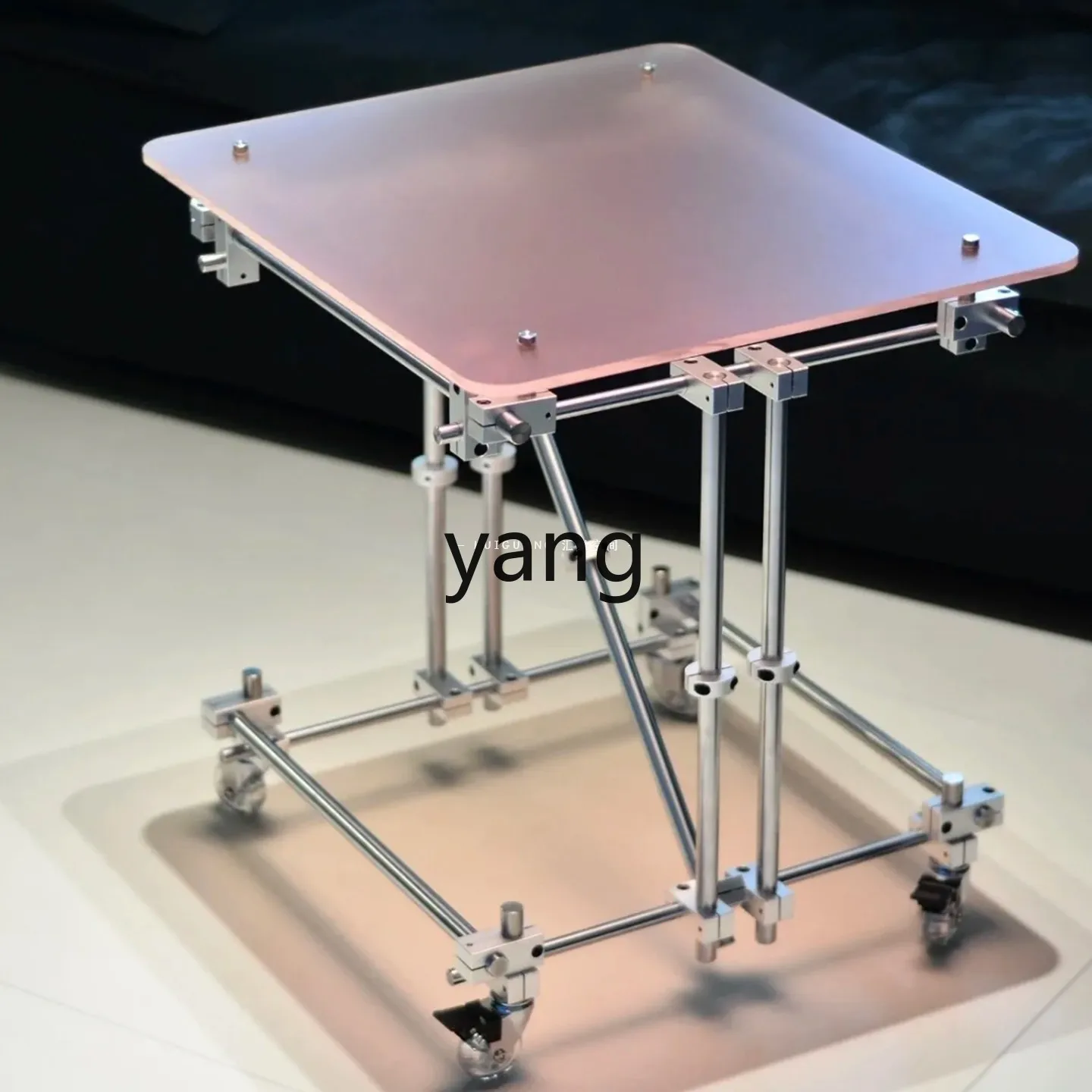 LTT – table basse nordique en acrylique, axe vent et lumière, table d'appoint pour petit appartement, canapé