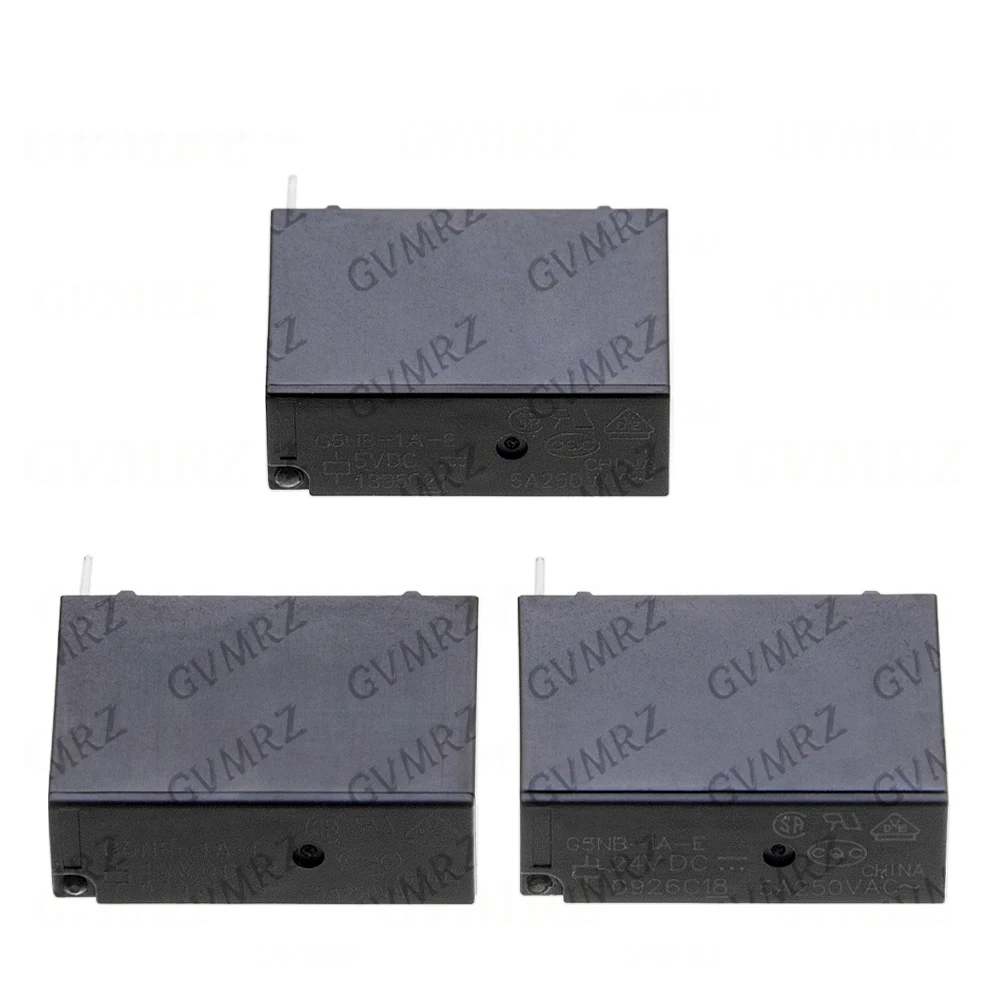5V 12V 24V  12VDC 24VDC Power Relays G5NB-1A-E- 5VDC 5A 250VAC 4PIN G5NB-1A-E-12VDC G5NB-1A-E-24VDC
