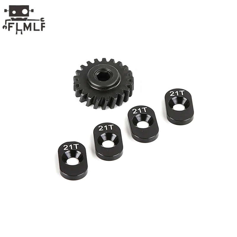 Rc Car Metal Medium-difference High-speed Helical Small Gear 21T Set Fit 1/5 Losi 5ive-t Rofun Rovan LT KingMotor X2 Truck Parts