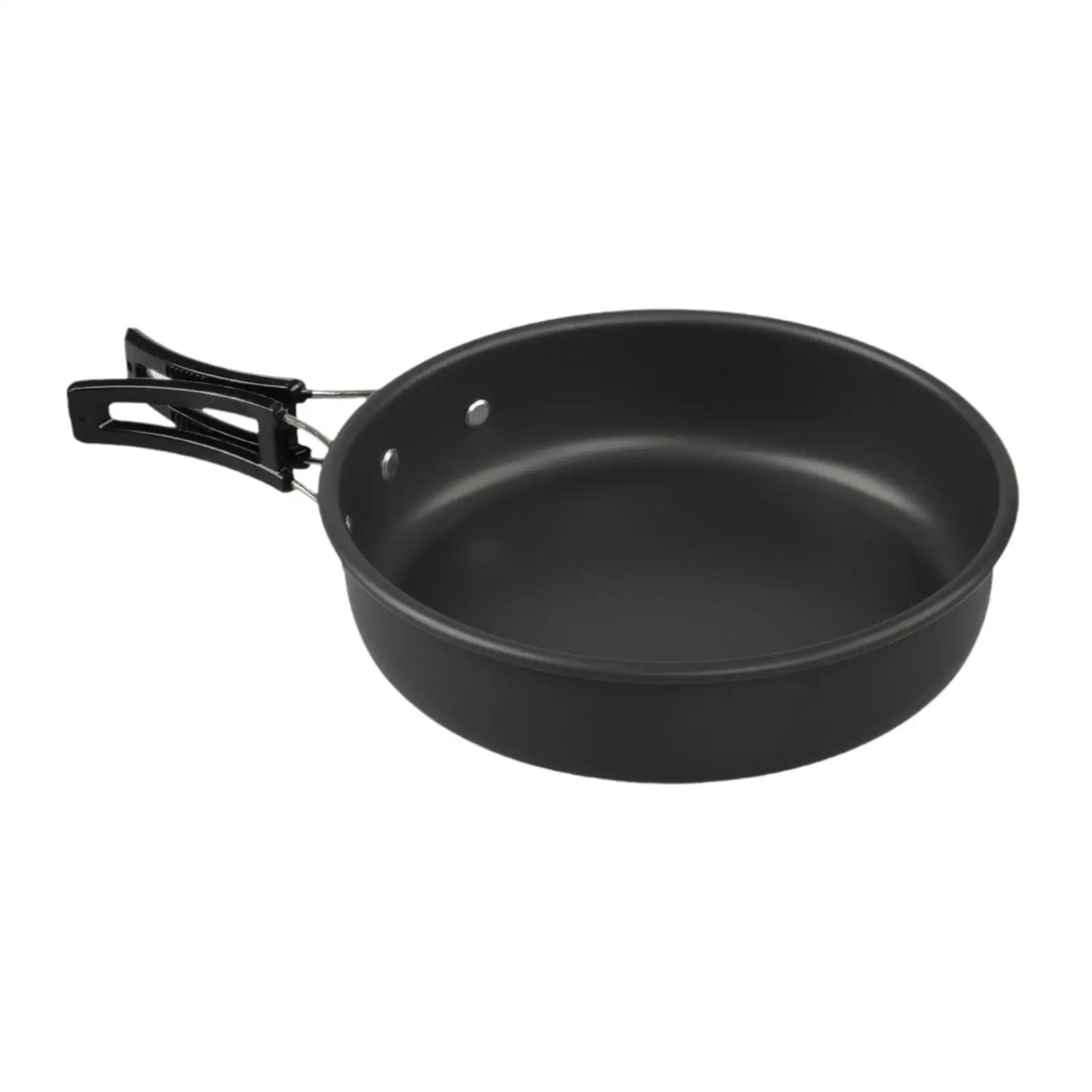 Camping Frying Pan,Backpacking Cooking Pan Nonstick Camping Skillet Folding Handle for Travel Hiking Outdoor Backpacking BBQ