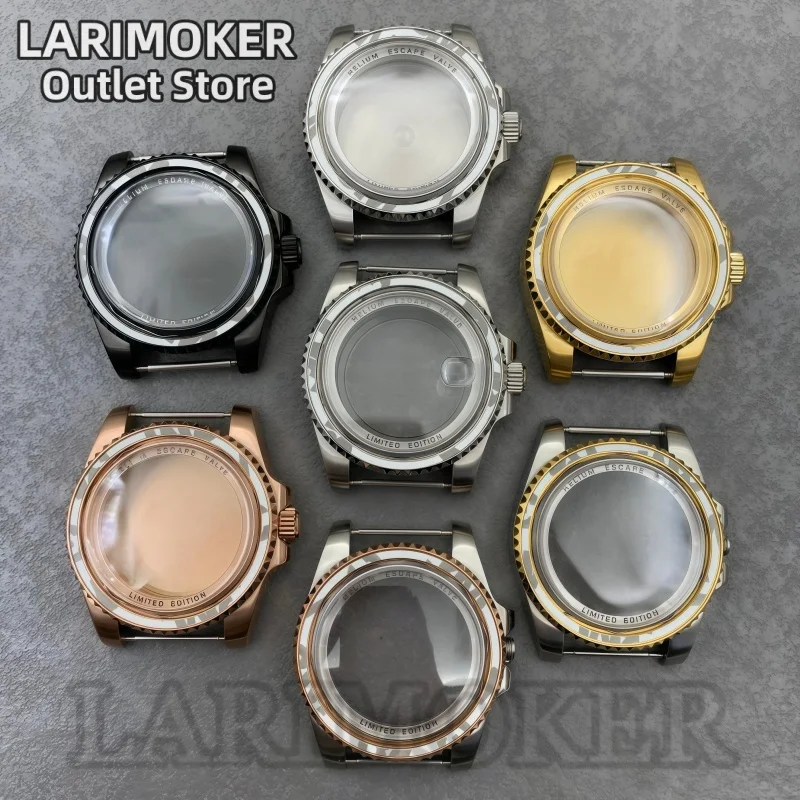 

LARIMOKER Premium 40mm Men's Diver Watch Case Stainless Steel Sapphire Glass for NH35 ETA2824 PT5000 Miyota DG2813 Movement
