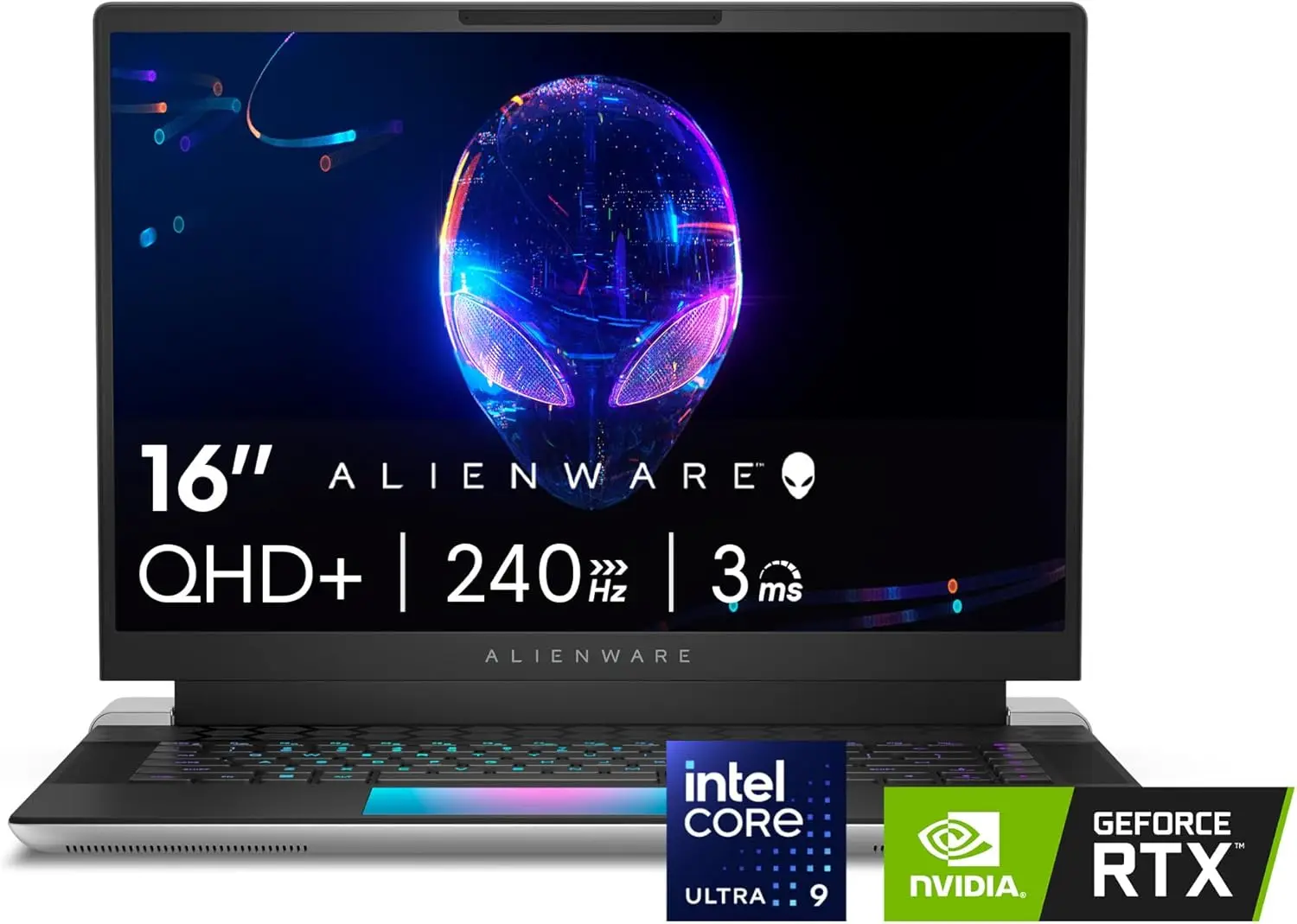 

Игровой ноутбук Alienware X16 R2 - 16-дюймовый QHD+ дисплей 240 Гц 3 мс, Intel Core Ultra 9-185H, 32 ГБ оперативной памяти LPDDR5X, 1 ТБ SSD, NVIDIA Ge