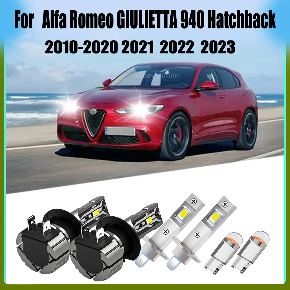 

Проводка не требуется, долговечная светодиодная фара H1 H7 для Alfa Romeo GIULIETTA 940 хэтчбек 2010 2011 2012 2013 2014-2023