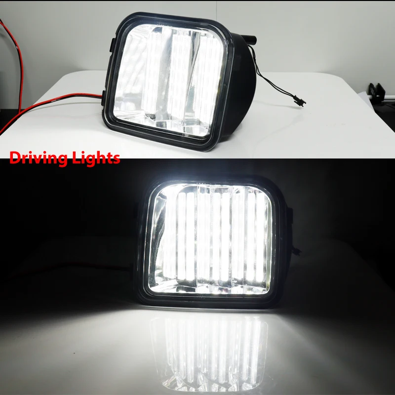 iJDM Switchback Bursztynowo-żółta lampa kierunkowskazów LED do 2006-2010 Hummer H3 H3T Xenon White LED jako światła do jazdy dziennej