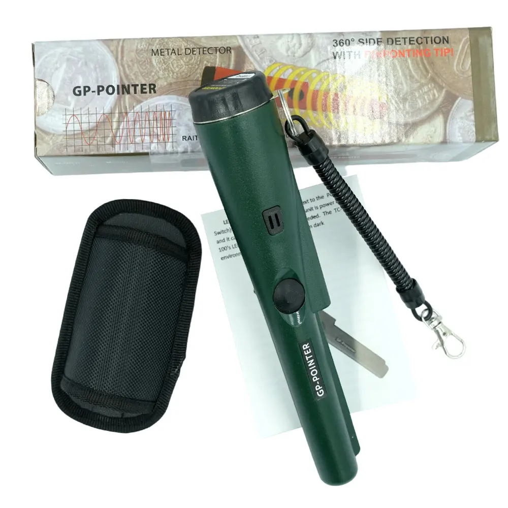 Puntatore GP professionale per metal detector portatile con design impermeabile e alta sensibilità per un massimo di posizionamento preciso del tesoro