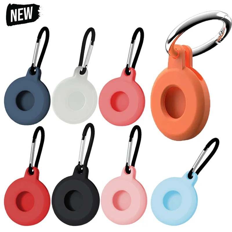 

Чехол для Apple Airtags Locator Tracker, жидкий силиконовый защитный чехол для Apple Airtag, чехол для ключей с защитой от царапин, аксессуары