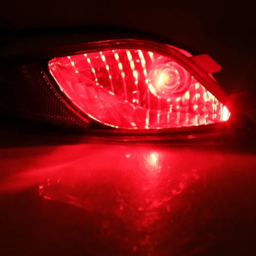 Imagen 2 del producto Para Hyundai IX35 2010 2011 2012 2013 2014 2015 luz de freno de parachoques trasero de coche lámpara reflectora de señal de giro de calentamiento trasero