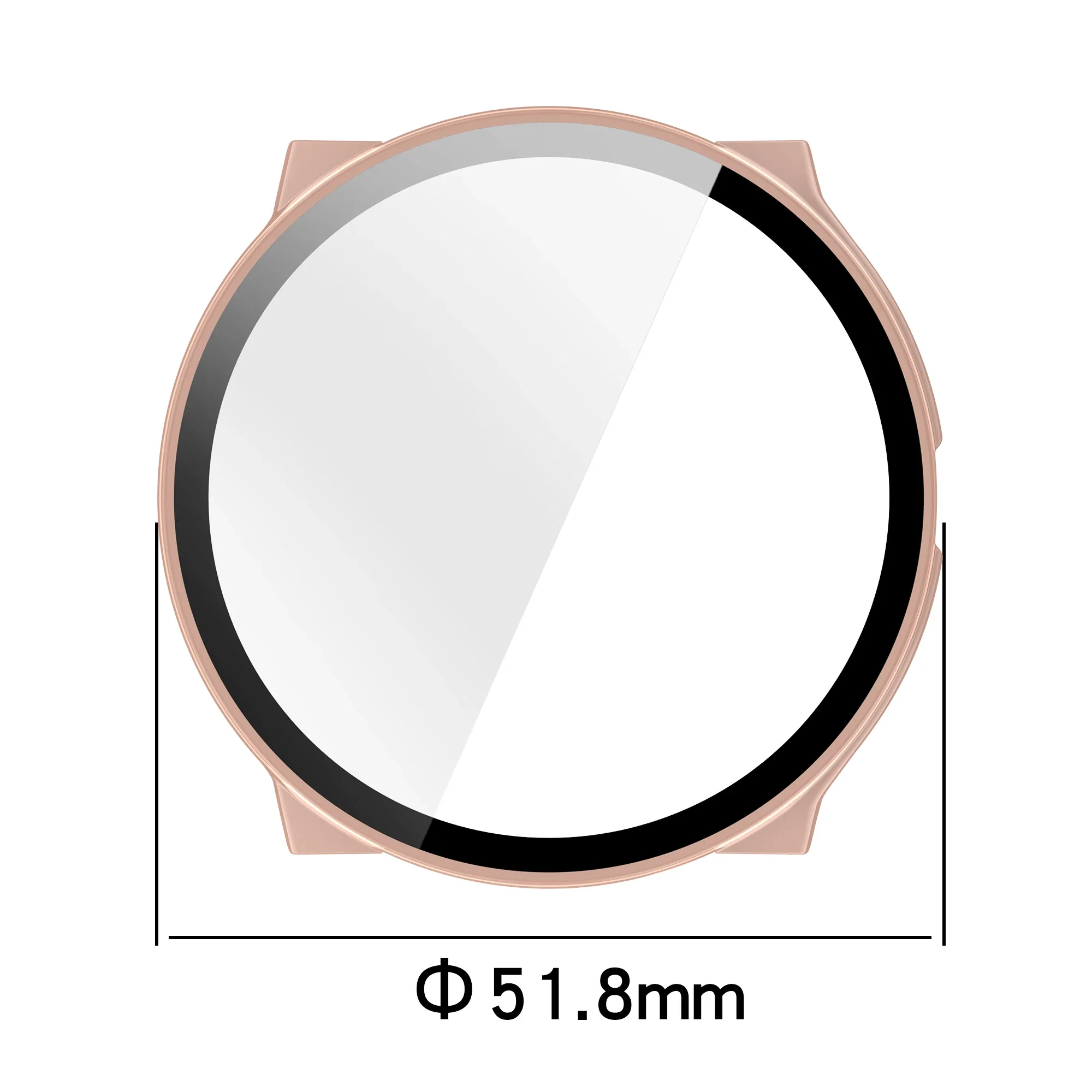 Glass Watch Case for Suunto Race 2 PC  Full Coverage Hard Shell Screen Enhanced Protector Anti-Scratch Protector Cover