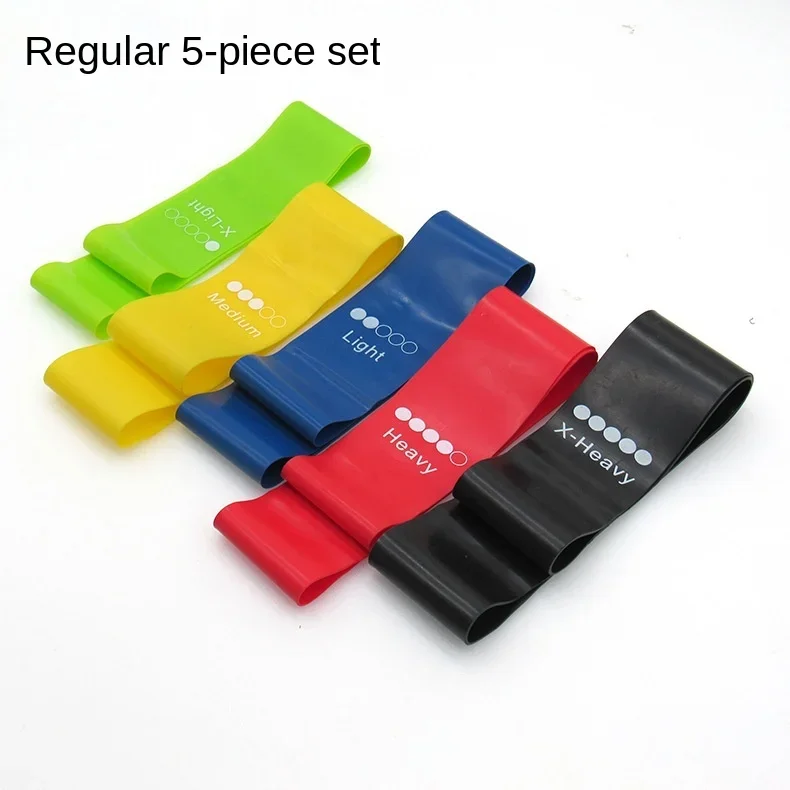 Yoga Elastic Resistance Bands Set Workout Equipment Indoor Training Fitness Gum Exercise Resistance Sport Rubber Loop Bands