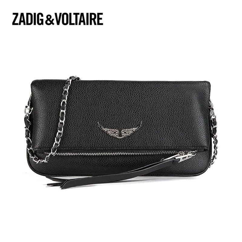 Brand Zadig Bag Designer Brand Women Wings Classic zv Bag Vintage Black Rocky Studded Shoulder Crossbody ZADIG & VOLTAIRE Bags