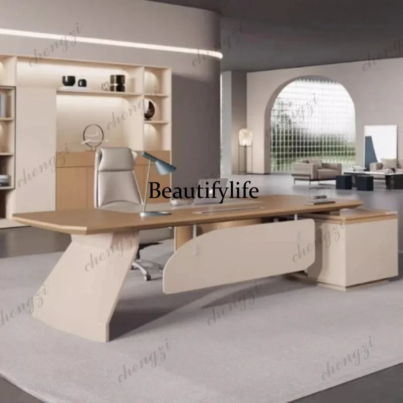K182 Home Furniture Storage Luxury Manager Office Desks Asthetic Computer Study Drawers Computer Desks Bedroom Luxury