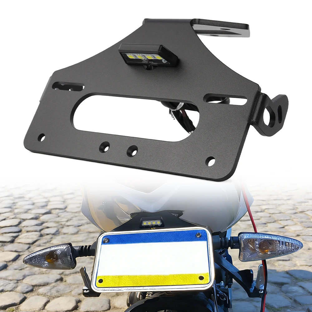 

Для Triumph Street Triple RS/R/S 765 675 R/RX Daytona 675 Moto2 Задний номерной знак Хвостовая рама Держатель Кронштейн Fender Eliminator