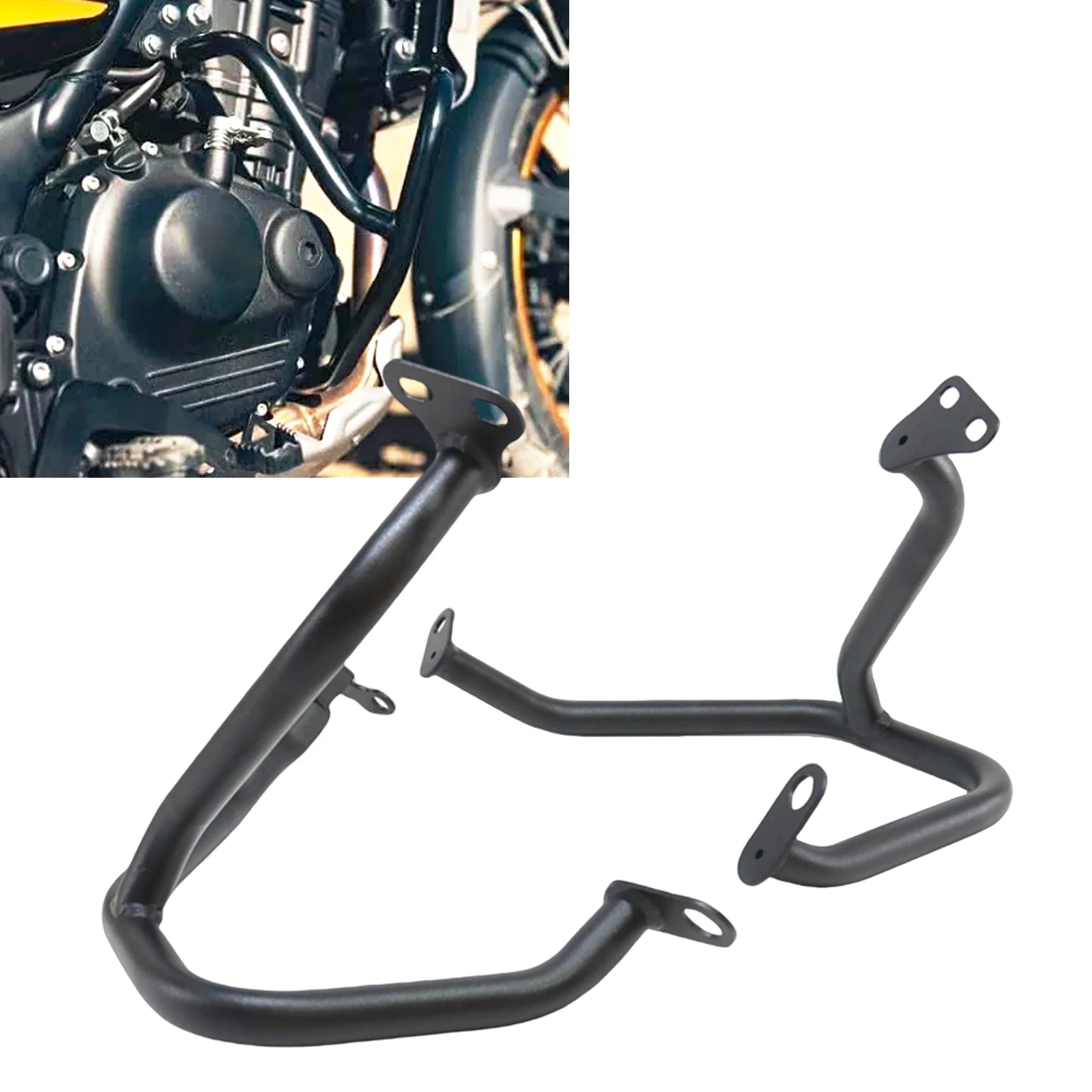 

Motorcycle Engine Saddle Bumper Bracket Kit Protector For Royal Enfield HIMALAYAN 450 452 2024-2025