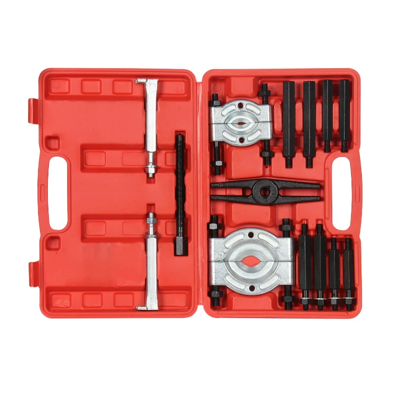 

Double disc puller gearbox, bearing removal tool chuck butterfly type training puller, double disc separator puller