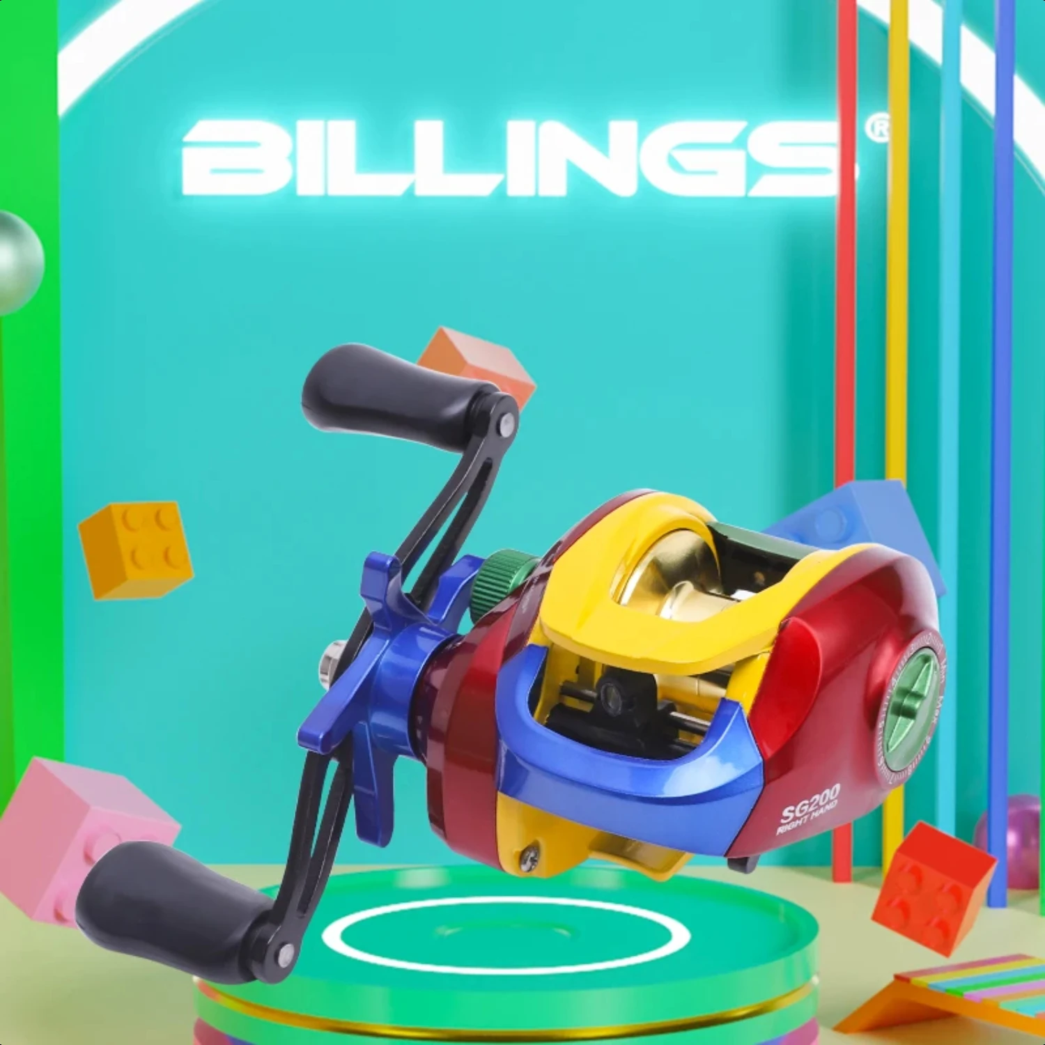 

SG Series,6.3 1 Gear Ratio,18LB Max Drag.Baitcasting Reel, Freshwater Saltwater