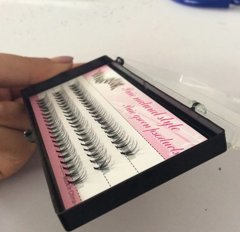 Fashion NEW Professional Makeup Individual Cluster Eye Lashes Grafting Fake False Eyelashes Cosmetic Tools