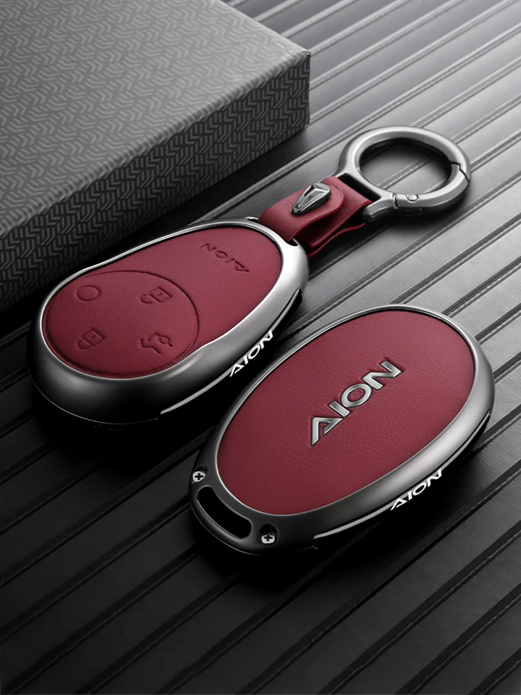 Schlüsselanhänger-Hülle für AION V UT I60 Y N60 Premium Zinklegierung Autoschlüsselschutz Vollständiger Schutz Stoßfest Robustes Autozubehör – Detail 3