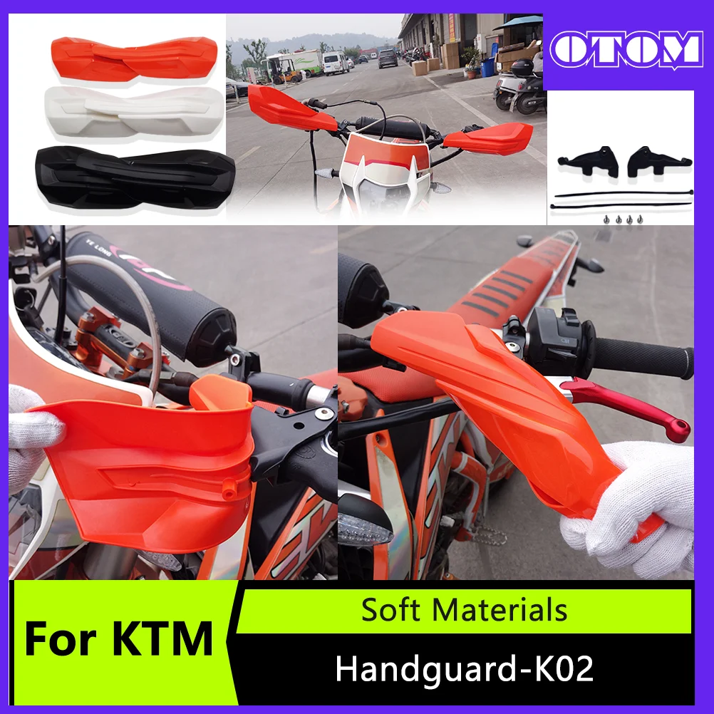 Off-road Motocicleta Handguard, Soft Hand Guards Protector para Brembo Braktec, cabo hidráulico, freio de embreagem, KTM, HUSQVARNA, GASGAS