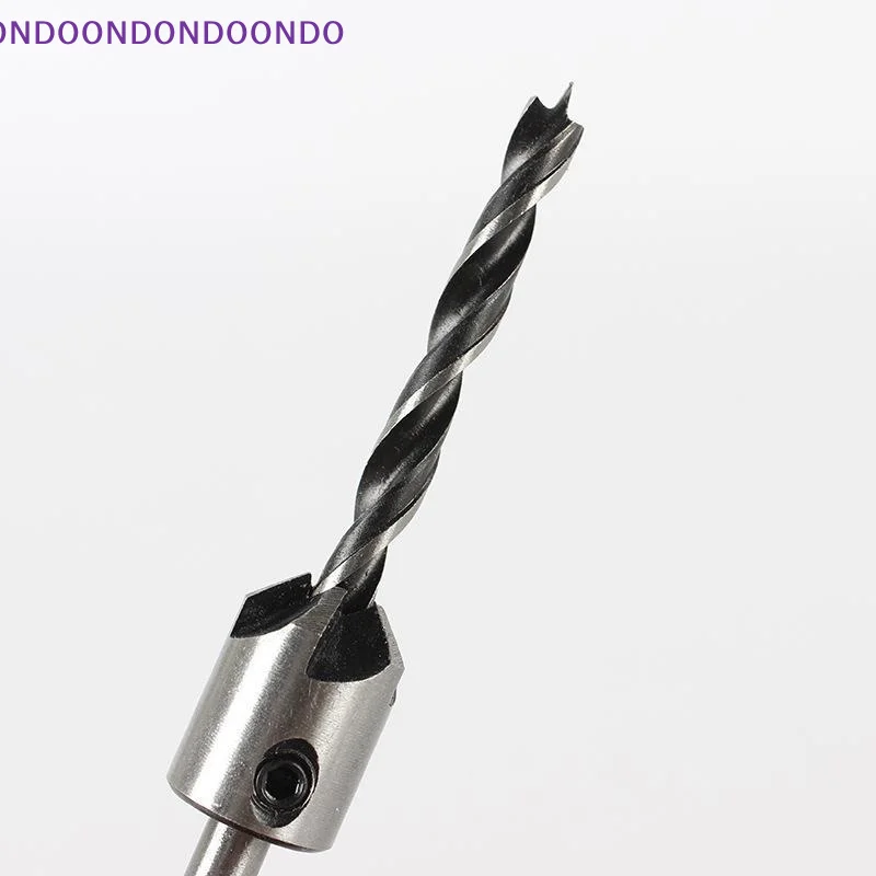 4Pcs 3-10mm Three-Pointed Counterbore Drill Bit Set For Wood Working Durable Sharp For Hobbyist Joinery DIY Craft Projects