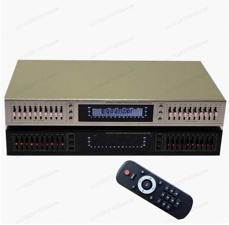 

Цифровой стерео предусилитель высокой четкости, эквалайзер со встроенным USB Bluetooth, домашний эквалайзер, двойной 10-сегментный 220 В