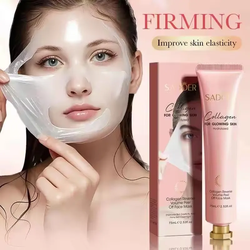 

SADOER Collagen Peel-off Mask Firming Tearing Mask Blackhead Removal Shrink Pores Brightening Nourishing Face Skin Care Products